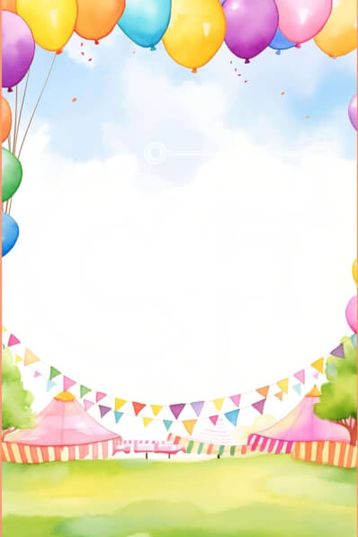 Intra Συλλεκτικό Ξύλινο Παζλ Plywood  4mm - Πολύχρωμα μπαλόνια και σημαίες στην υπαίθρια γιορτή Σε Ξύλινο Κουτί - Διαστάσεις: 10x10 cm – 25 κομμάτια