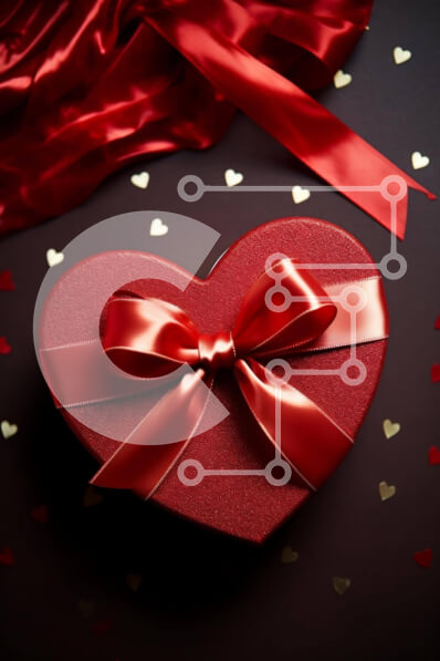 Intra Συλλεκτικό Ξύλινο Παζλ Plywood  4mm - Κουτί δώρου για την ημέρα του Αγίου Βαλεντίνου σε σχήμα καρδιάς με αστέρια και καρδιές Σε Ξύλινο Κουτί - Διαστάσεις: 10x10 cm – 25 κομμάτια