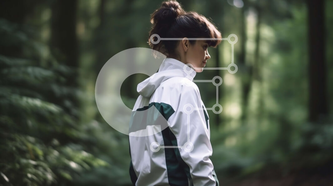 Intra Συλλεκτικό Ξύλινο Παζλ Plywood  4mm - Όμορφη εικόνα μιας γυναίκας στο δάσος Σε Ξύλινο Κουτί - Διαστάσεις: 10x10 cm – 25 κομμάτια