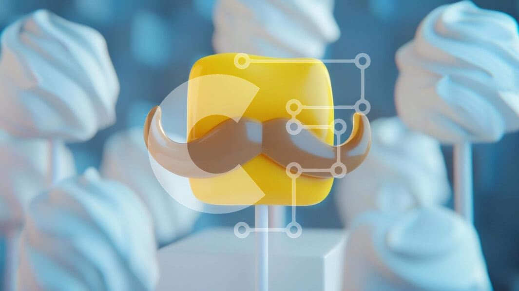 Σετ των 2 Intra Συλλεκτικό Ξύλινο Παζλ Plywood  4mm - Κίτρινο γλειφιτζούρι με πορτοκαλί μουστάκι Σε Ξύλινο Κουτί - Διαστάσεις: 10x10 cm – 25 κομμάτια