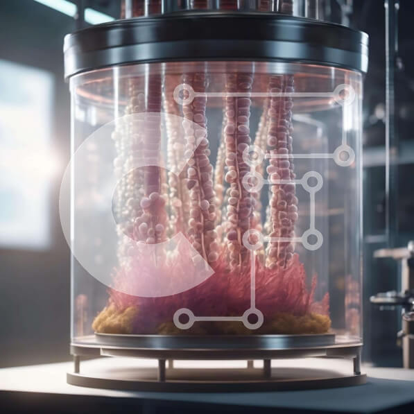 Intra Συλλεκτικό Ξύλινο Παζλ Plywood  4mm - Γυάλινο Δοχείο με Φύκια και Θαλάσσιους Οργανισμούς Σε Ξύλινο Κουτί - Διαστάσεις Puzzle: 10x10 cm – 25 κομμάτια