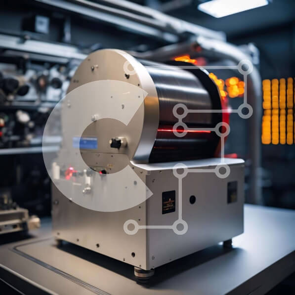 Intra Συλλεκτικό Ξύλινο Παζλ Plywood  4mm - Βιομηχανική μηχανή στο τραπέζι με φώτα Σε Ξύλινο Κουτί - Διαστάσεις Puzzle: 10x10 cm – 25 κομμάτια