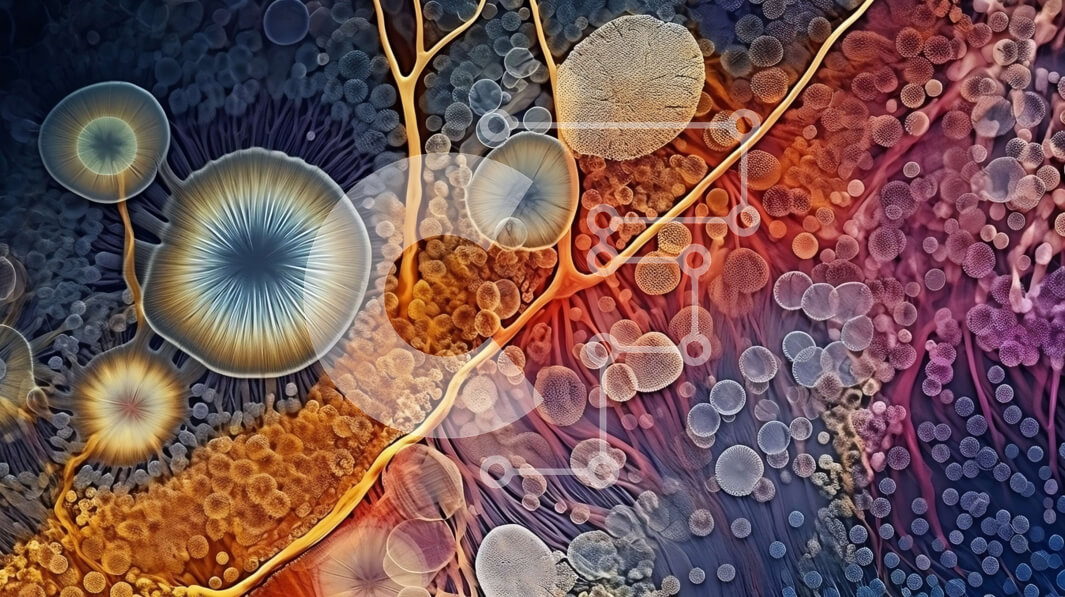 Intra Συλλεκτικό Ξύλινο Παζλ Plywood  4mm - Πλούσια σε υφή Εικόνα του φλοιού ενός δέντρου σε πορτοκαλί, κίτρινο και καφέ Σε Ξύλινο Κουτί - Διαστάσεις: 10x10 cm – 25 κομμάτια