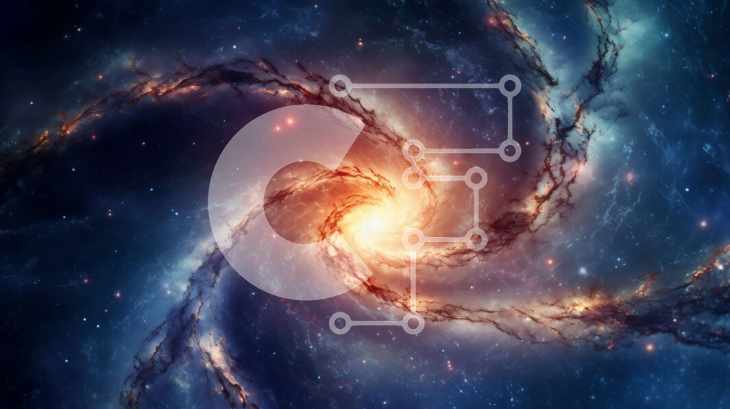 Intra Συλλεκτικό Ξύλινο Παζλ Plywood  4mm - Εκπληκτική εικόνα ενός σπειροειδούς γαλαξία, πιθανώς του Γαλαξία Σε Ξύλινο Κουτί - Διαστάσεις Puzzle: 10x10 cm – 25 κομμάτια