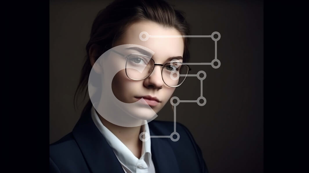 Intra Συλλεκτικό Ξύλινο Παζλ Plywood  4mm - Επαγγελματίας με γυαλιά και κοστούμι Σε Ξύλινο Κουτί - Διαστάσεις Puzzle: 10x10 cm – 25 κομμάτια