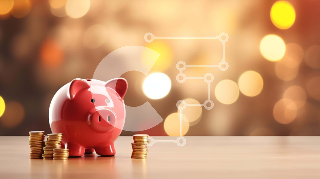 Intra Συλλεκτικό Ξύλινο Παζλ Plywood  4mm - Κόκκινος κουμπαράς με νομίσματα Σε Ξύλινο Κουτί - Διαστάσεις: 10x10 cm – 25 κομμάτια