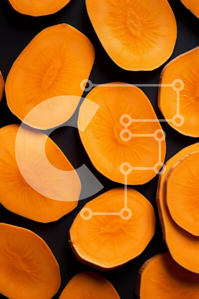 Σετ των 2 Intra Συλλεκτικό Ξύλινο Παζλ Plywood  4mm - Πολύχρωμες φέτες πορτοκαλιού Σύνθεση με καρότα Σε Ξύλινο Κουτί - Διαστάσεις: 10x10 cm – 25 κομμάτια