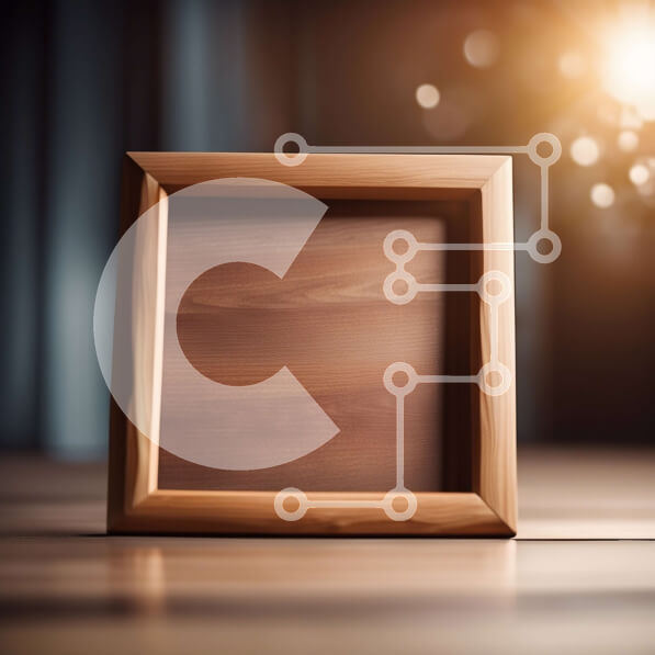 Intra Συλλεκτικό Ξύλινο Παζλ Plywood  4mm - Όμορφη εικόνα ενός ξύλινου πλαισίου με μια πηγή φωτός Σε Ξύλινο Κουτί - Διαστάσεις: 10x10 cm – 25 κομμάτια