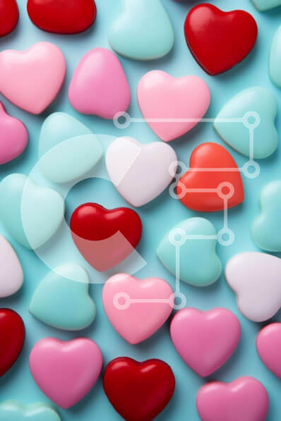 Intra Συλλεκτικό Ξύλινο Παζλ Plywood  4mm - Πολύχρωμες καραμέλες - αγάπη και στοργή Σε Ξύλινο Κουτί - Διαστάσεις Puzzle: 10x10 cm – 25 κομμάτια