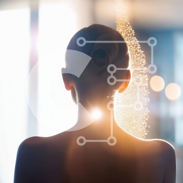 Σετ των 2 Intra Συλλεκτικό Ξύλινο Παζλ Plywood  4mm - Γυναίκα που στέκεται μπροστά από ένα ανοιχτό παράθυρο Σε Ξύλινο Κουτί - Διαστάσεις: 10x10 cm – 25 κομμάτια