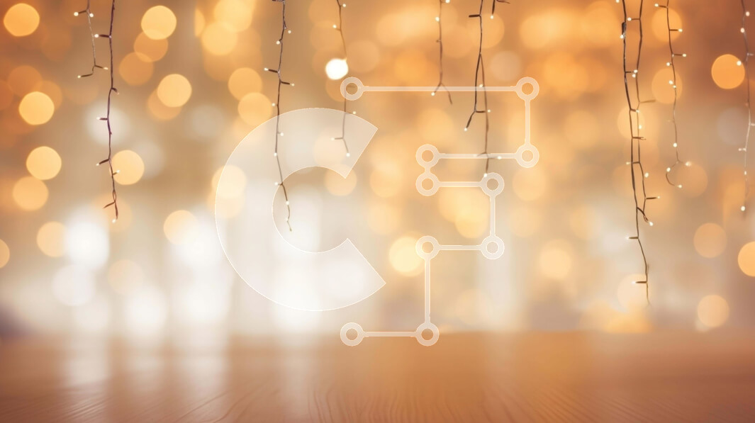 Intra Συλλεκτικό Ξύλινο Παζλ Plywood  4mm - Χρυσά φώτα φόντο για εορταστικές περιστάσεις Σε Ξύλινο Κουτί - Διαστάσεις Puzzle: 10x10 cm – 25 κομμάτια