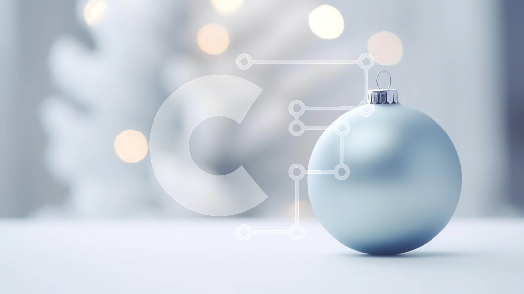 Intra Συλλεκτικό Ξύλινο Παζλ Plywood  4mm - Ασημένια χριστουγεννιάτικη μπάλα σε χιονισμένα δέντρα Σε Ξύλινο Κουτί - Διαστάσεις: 10x10 cm – 25 κομμάτια