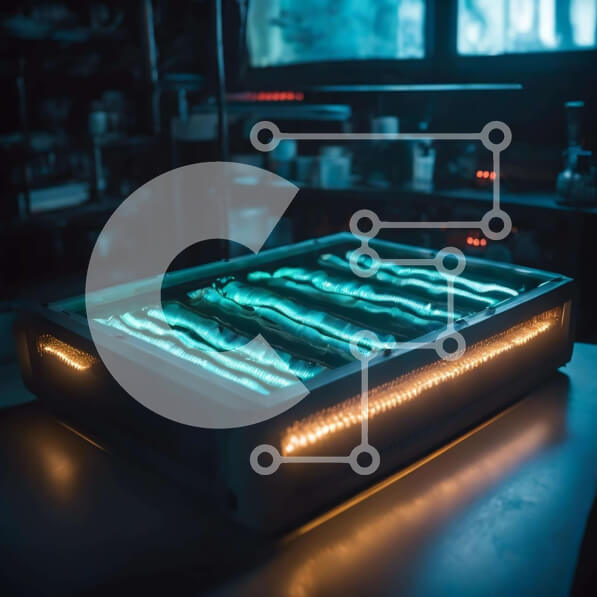 Intra Συλλεκτικό Ξύλινο Παζλ Plywood  4mm - Πράσινο φωτισμένο κουτί για πείραμα ή έρευνα Σε Ξύλινο Κουτί - Διαστάσεις Puzzle: 10x10 cm – 25 κομμάτια