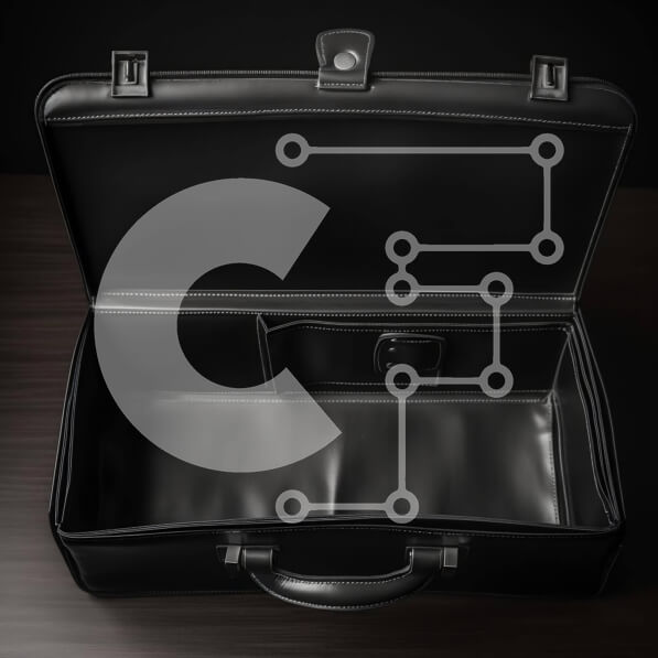 Intra Συλλεκτικό Ξύλινο Παζλ Plywood  4mm - Άδειος ανοιχτός χαρτοφύλακας σε σκούρο ξύλινο τραπέζι Σε Ξύλινο Κουτί - Διαστάσεις: 10x10 cm – 25 κομμάτια