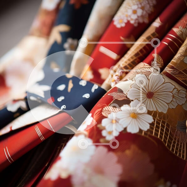 Intra Συλλεκτικό Ξύλινο Παζλ Plywood  4mm - Κοντινό πλάνο πολύχρωμες ομπρέλες δεμένες με κορδέλες Σε Ξύλινο Κουτί - Διαστάσεις Puzzle: 10x10 cm – 25 κομμάτια