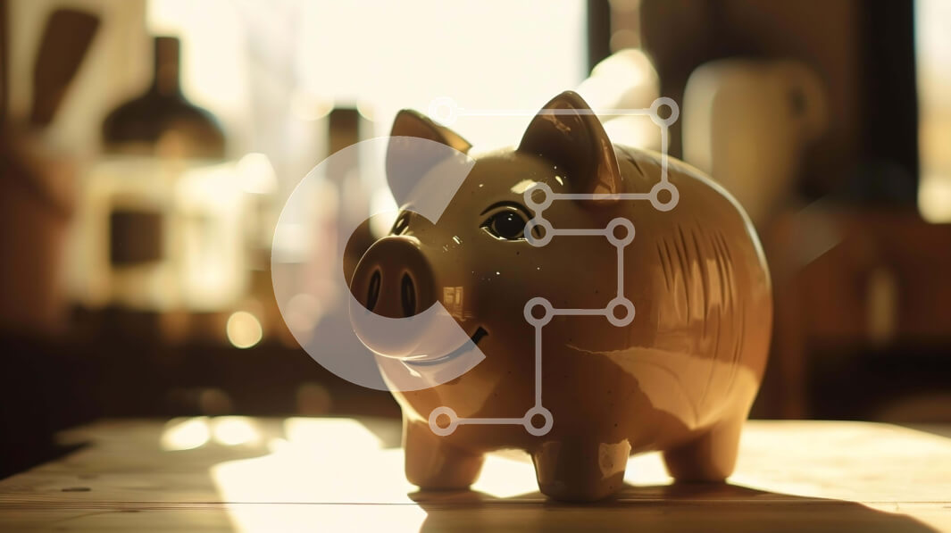 Intra Συλλεκτικό Ξύλινο Παζλ Plywood  4mm - Καφέ γουρουνάκι σε ξύλινο τραπέζι Σε Ξύλινο Κουτί - Διαστάσεις: 10x10 cm – 25 κομμάτια