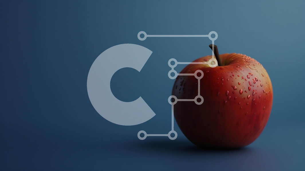 Σετ των 2 Intra Συλλεκτικό Ξύλινο Παζλ Plywood  4mm - Ενιαίο κόκκινο μήλο σε αφηρημένο μπλε φόντο με σταγονίδια νερού Σε Ξύλινο Κουτί - Διαστάσεις: 10x10 cm – 25 κομμάτια