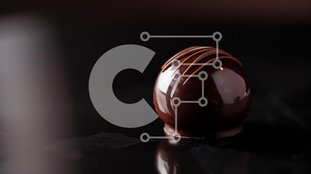 Σετ των 2 Intra Συλλεκτικό Ξύλινο Παζλ Plywood  4mm - Μαύρο σοκολατένιο πασχαλινό αυγό σε μαύρη επιφάνεια Σε Ξύλινο Κουτί - Διαστάσεις: 10x10 cm – 25 κομμάτια