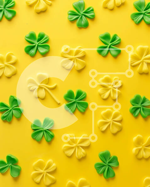 Intra Συλλεκτικό Ξύλινο Παζλ Plywood  4mm - Ζωντανά μπισκότα τριφύλλι για εορταστικές γιορτές Σε Ξύλινο Κουτί - Διαστάσεις: 10x10 cm – 25 κομμάτια