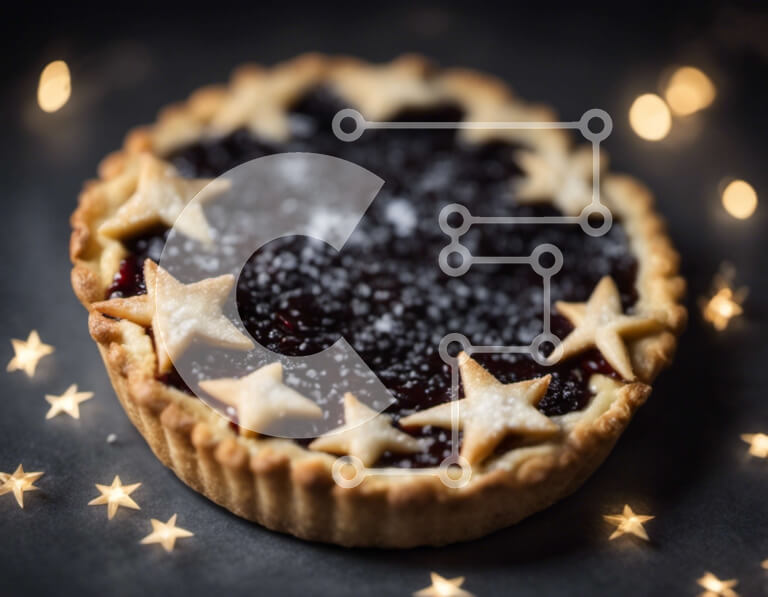 Σετ των 2 Intra Συλλεκτικό Ξύλινο Παζλ Plywood  4mm - Βατόμουρα σε σχήμα αστεριού με ψεκαστήρες ζάχαρης Σε Ξύλινο Κουτί - Διαστάσεις: 10x10 cm – 25 κομμάτια