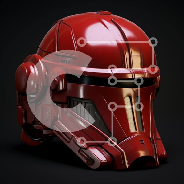 Intra Συλλεκτικό Ξύλινο Παζλ Plywood  4mm - Κόκκινο Στρατιωτικό Κράνος - Τρισδιάστατη απόδοση υψηλής ποιότητας Σε Ξύλινο Κουτί - Διαστάσεις: 10x10 cm – 25 κομμάτια