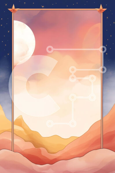 Σετ των 2 Intra Συλλεκτικό Ξύλινο Παζλ Plywood  4mm - Τοπίο με βουνά, ερήμους και φεγγάρι Σε Ξύλινο Κουτί - Διαστάσεις: 10x10 cm – 25 κομμάτια