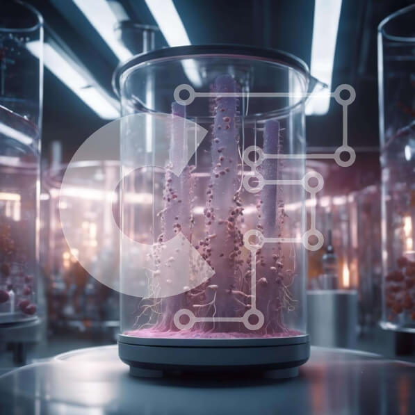 Intra Συλλεκτικό Ξύλινο Παζλ Plywood  4mm - Γυάλινο δοχείο με ροζ φυτά και λουλούδια Σε Ξύλινο Κουτί - Διαστάσεις: 10x10 cm – 25 κομμάτια