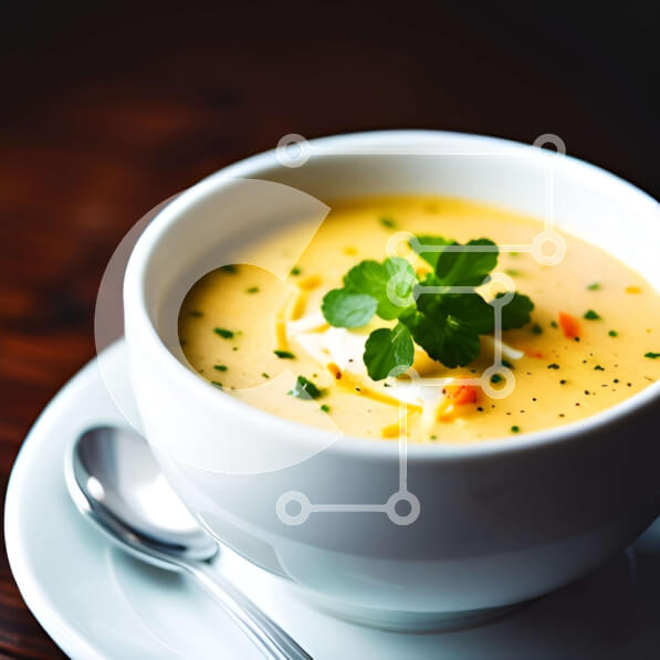 Σετ των 2 Intra Συλλεκτικό Ξύλινο Παζλ Plywood  4mm - Νόστιμο και θρεπτικό μπολ σούπας με φρέσκα λαχανικά Σε Ξύλινο Κουτί - Διαστάσεις: 10x10 cm – 25 κομμάτια