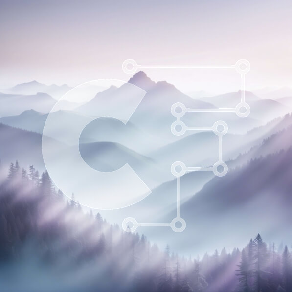 Intra Συλλεκτικό Ξύλινο Παζλ Plywood  4mm - Εκπληκτικό τοπίο της οροσειράς με ομίχλη και χιόνι Σε Ξύλινο Κουτί - Διαστάσεις: 10x10 cm – 25 κομμάτια