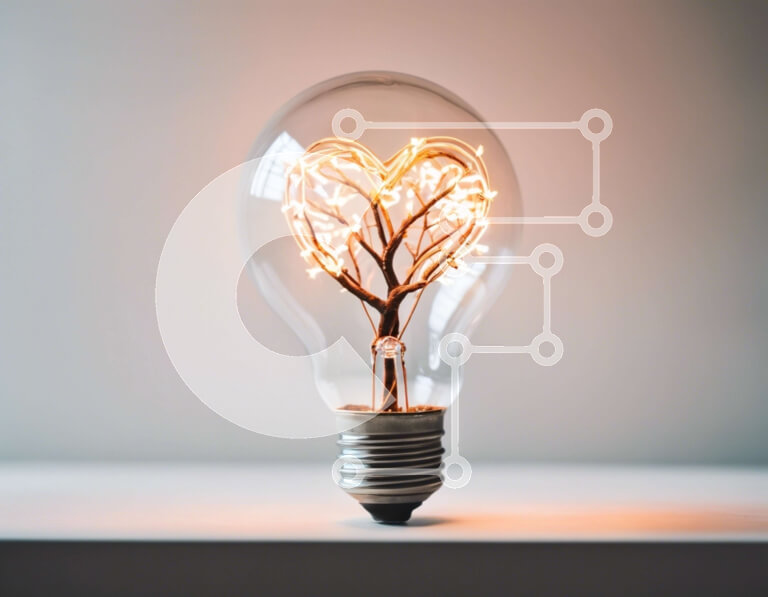 Intra Συλλεκτικό Ξύλινο Παζλ Plywood  4mm - Ανάποδη λάμπα δέντρου - Σύμβολο δημιουργικότητας και φαντασίας Σε Ξύλινο Κουτί - Διαστάσεις Puzzle: 10x10 cm – 25 κομμάτια