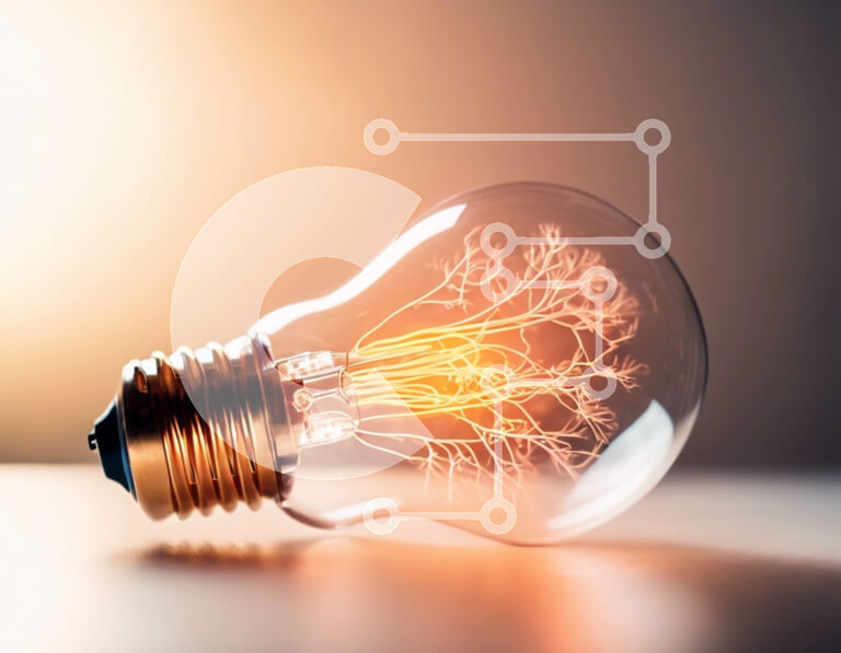 Intra Συλλεκτικό Ξύλινο Παζλ Plywood  4mm - Πολύπλοκο μοτίβο που μοιάζει με δέντρο μέσα στη λάμπα φωτός Σε Ξύλινο Κουτί - Διαστάσεις: 10x10 cm – 25 κομμάτια