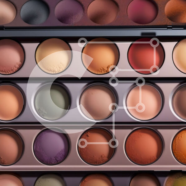 Σετ των 2 Intra Συλλεκτικό Ξύλινο Παζλ Plywood  4mm - Εκπληκτική συλλογή από καφέ, μπεζ και χρυσές σκιές ματιών Σε Ξύλινο Κουτί - Διαστάσεις: 10x10 cm – 25 κομμάτια