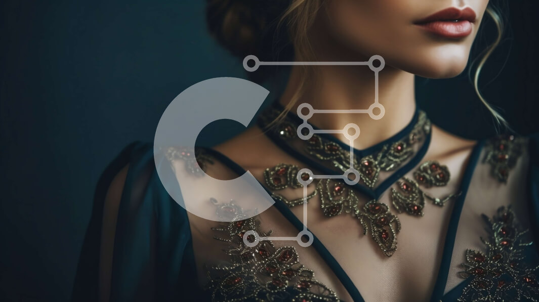 Intra Συλλεκτικό Ξύλινο Παζλ Plywood  4mm - Κομψή γυναίκα με μαύρο φόρεμα με κέντημα και χάντρες Σε Ξύλινο Κουτί - Διαστάσεις Puzzle: 10x10 cm – 25 κομμάτια