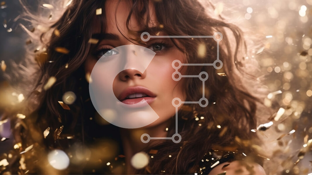 Intra Συλλεκτικό Ξύλινο Παζλ Plywood  4mm - Εκπληκτικό πορτρέτο μιας γυναίκας με μακριά σκούρα μαλλιά και ένα χαμόγελο Σε Ξύλινο Κουτί - Διαστάσεις Puzzle: 10x10 cm – 25 κομμάτια