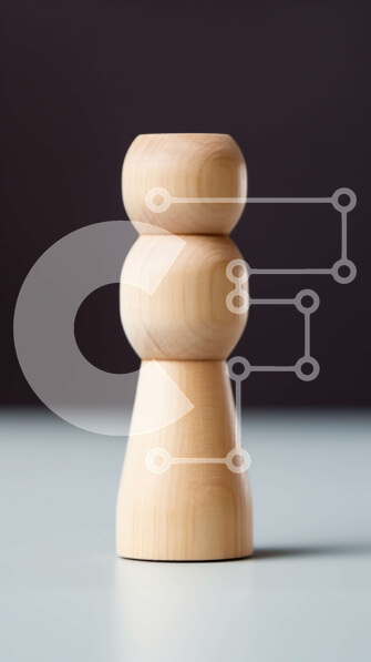 Intra Συλλεκτικό Ξύλινο Παζλ Plywood  4mm - Μοναδική και κομψή Ξύλινη μολυβοθήκη σε σχήμα μολυβιού Σε Ξύλινο Κουτί - Διαστάσεις: 10x10 cm – 25 κομμάτια