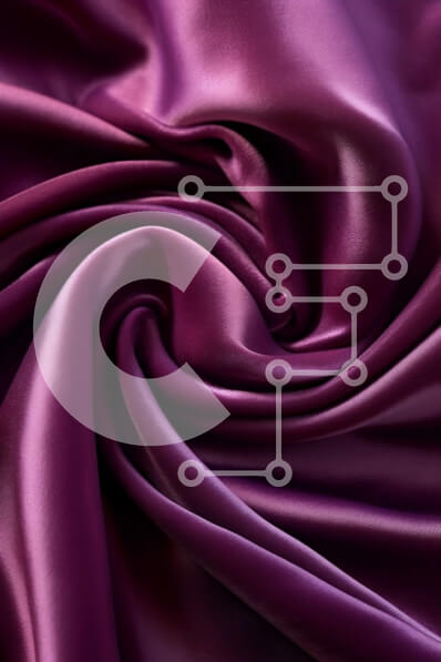 Intra Συλλεκτικό Ξύλινο Παζλ Plywood  4mm - Όμορφο μωβ μεταξωτό ύφασμα με λεία και γυαλιστερή επιφάνεια Σε Ξύλινο Κουτί - Διαστάσεις Puzzle: 10x10 cm – 25 κομμάτια