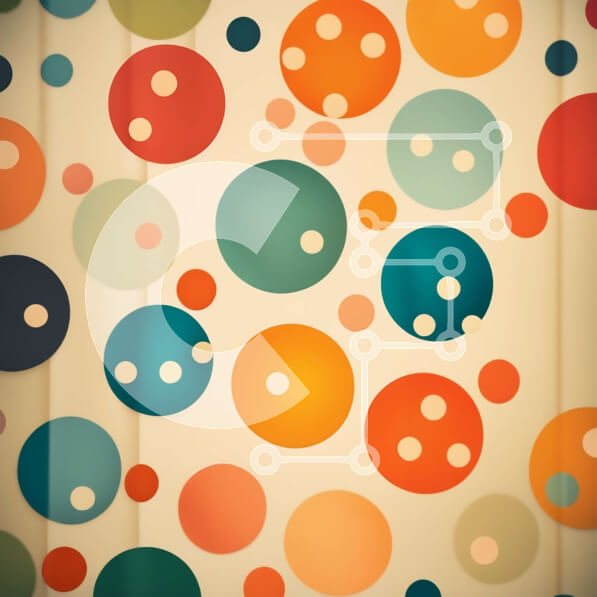 Intra Συλλεκτικό Ξύλινο Παζλ Plywood  4mm - Παιχνιδιάρικο και πολύχρωμο μοτίβο κύκλου Σε Ξύλινο Κουτί - Διαστάσεις Puzzle: 10x10 cm – 25 κομμάτια