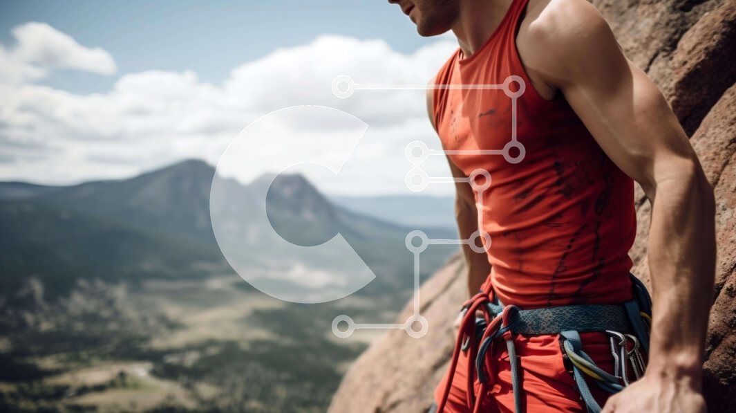 Intra Συλλεκτικό Ξύλινο Παζλ Plywood  4mm - Αρσενικός ορειβάτης στην οροσειρά Σε Ξύλινο Κουτί - Διαστάσεις: 10x10 cm – 25 κομμάτια