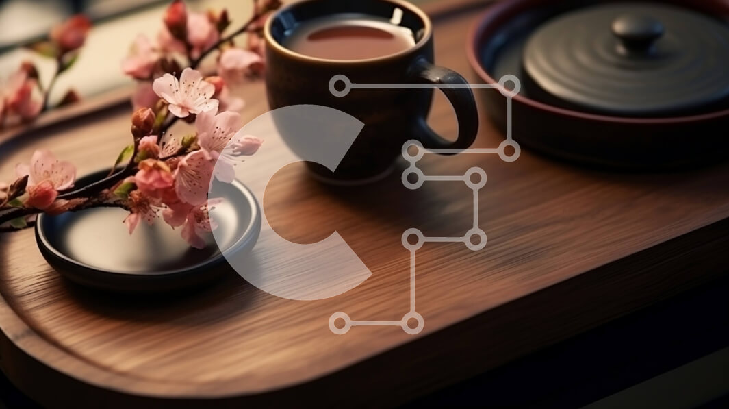 Intra Συλλεκτικό Ξύλινο Παζλ Plywood  4mm - Ξύλινος δίσκος με κούπα καφέ και τσαγιέρα στο περβάζι Σε Ξύλινο Κουτί - Διαστάσεις Puzzle: 10x10 cm – 25 κομμάτια