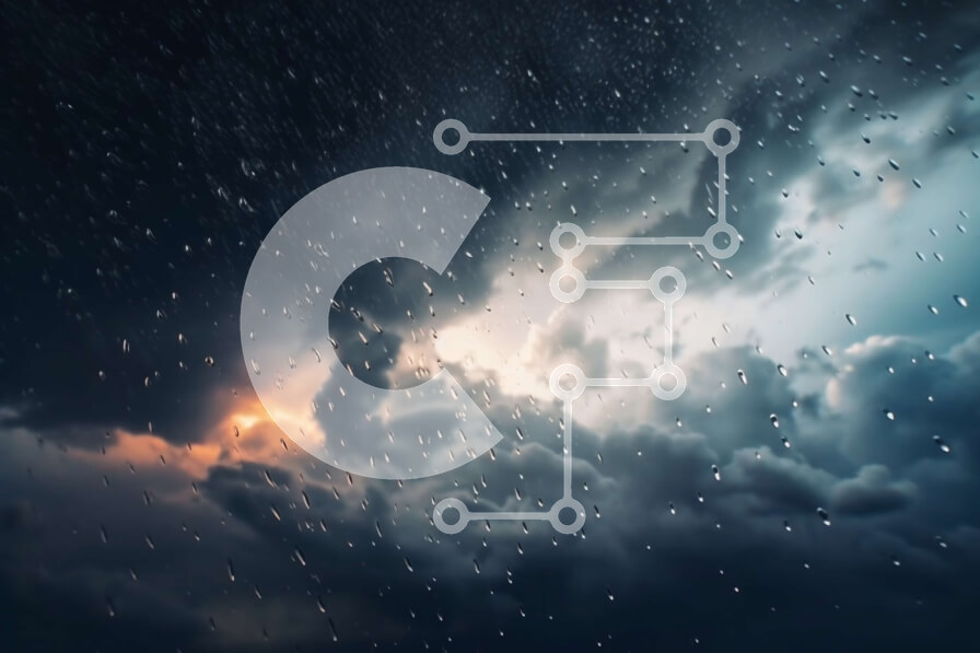 Intra Συλλεκτικό Ξύλινο Παζλ Plywood  4mm - Εκπληκτική φωτογραφία ενός σκοτεινού και θυελλώδους ουρανού με σύννεφα βροχής και αστραπές Σε Ξύλινο Κουτί - Διαστάσεις Puzzle: 10x10 cm – 25 κομμάτια