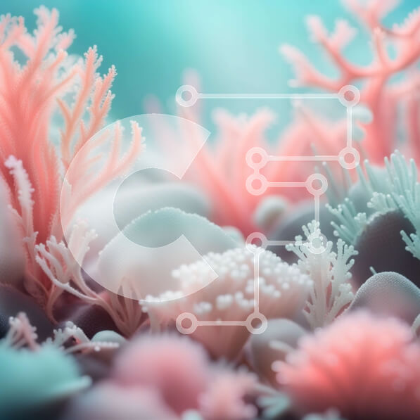 Intra Συλλεκτικό Ξύλινο Παζλ Plywood  4mm - Ζωντανή εικόνα πολύχρωμων κοραλλιογενών υφάλων σε υποβρύχιο περιβάλλον Σε Ξύλινο Κουτί - Διαστάσεις: 10x10 cm – 25 κομμάτια