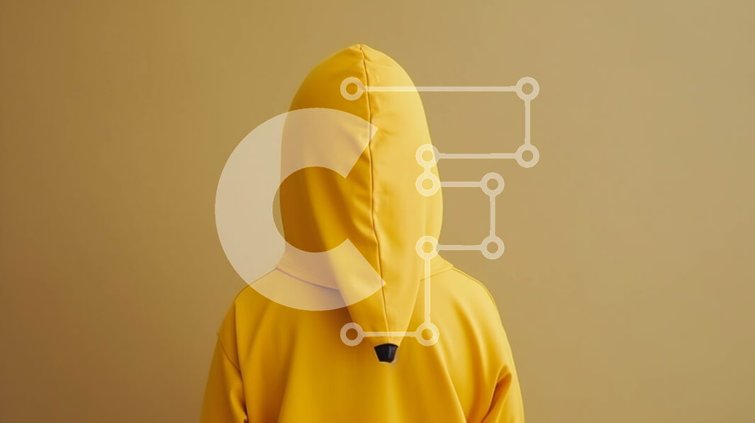 Intra Συλλεκτικό Ξύλινο Παζλ Plywood  4mm - Άτομο που φορά πορτοκαλί φούτερ και κίτρινο σακάκι Σε Ξύλινο Κουτί - Διαστάσεις Puzzle: 10x10 cm – 25 κομμάτια