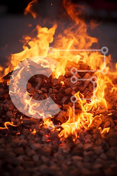 Σετ των 2 Intra Συλλεκτικό Ξύλινο Παζλ Plywood  4mm - Άνετο και φιλόξενο: Στοίβα καυσόξυλων σε σχήμα καρδιάς Σε Ξύλινο Κουτί - Διαστάσεις: 10x10 cm – 25 κομμάτια