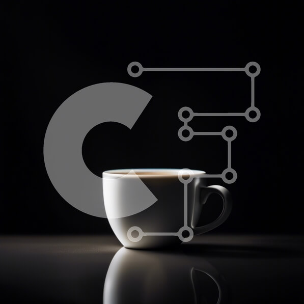 Intra Συλλεκτικό Ξύλινο Παζλ Plywood  4mm - Κομψή εικόνα ενός λευκού φλιτζάνι καφέ με αντανάκλαση Σε Ξύλινο Κουτί - Διαστάσεις: 10x10 cm – 25 κομμάτια