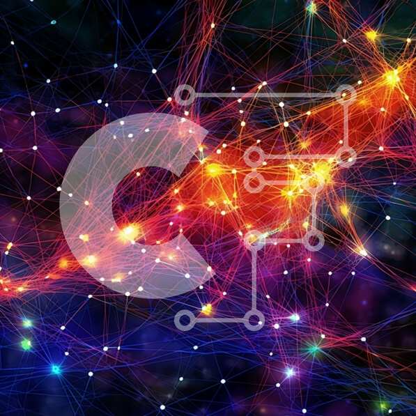 Intra Συλλεκτικό Ξύλινο Παζλ Plywood  4mm - Ζωντανή και εντυπωσιακή αφηρημένη εικόνα με φωτεινές γραμμές και σχήματα Σε Ξύλινο Κουτί - Διαστάσεις Puzzle: 10x10 cm – 25 κομμάτια