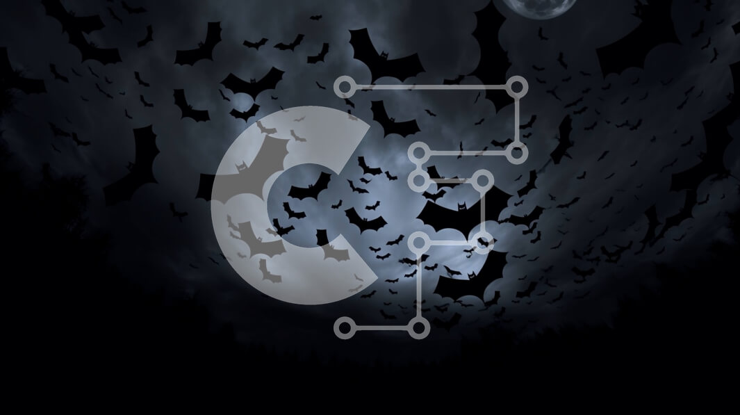 Intra Συλλεκτικό Ξύλινο Παζλ Plywood  4mm - Νυχτερίδες που πετούν στον νυχτερινό ουρανό με το φεγγάρι Σε Ξύλινο Κουτί - Διαστάσεις: 10x10 cm – 25 κομμάτια