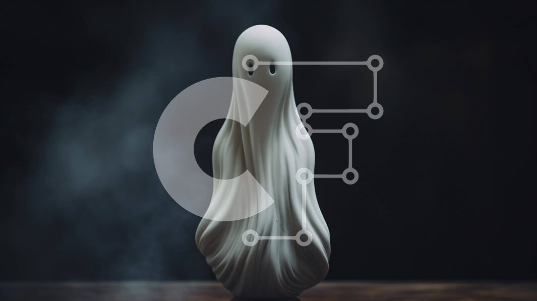 Intra Συλλεκτικό Ξύλινο Παζλ Plywood  4mm - Λευκό ειδώλιο φάντασμα σε ξύλινο τραπέζι Σε Ξύλινο Κουτί - Διαστάσεις: 10x10 cm – 25 κομμάτια