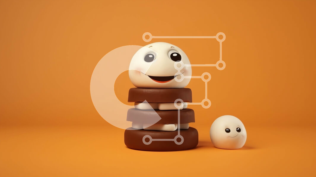 Σετ των 2 Intra Συλλεκτικό Ξύλινο Παζλ Plywood  4mm - Στοίβα αυγά καλυμμένα με σοκολάτα με χαμογελαστά και συνοφρυωμένα πρόσωπα Σε Ξύλινο Κουτί - Διαστάσεις: 10x10 cm – 25 κομμάτια