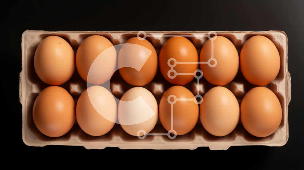 Σετ των 2 Intra Συλλεκτικό Ξύλινο Παζλ Plywood  4mm - Κουτί με 12 καφέ αυγά Σε Ξύλινο Κουτί - Διαστάσεις: 10x10 cm – 25 κομμάτια
