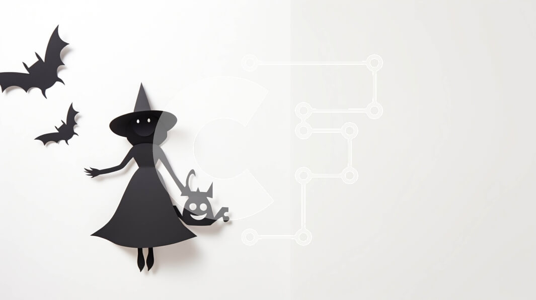 Intra Συλλεκτικό Ξύλινο Παζλ Plywood  4mm - Αποκριάτικο χαρτί μάγισσας με νυχτερίδες Σε Ξύλινο Κουτί - Διαστάσεις Puzzle: 10x10 cm – 25 κομμάτια